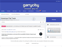 Tablet Screenshot of garrycity.fr